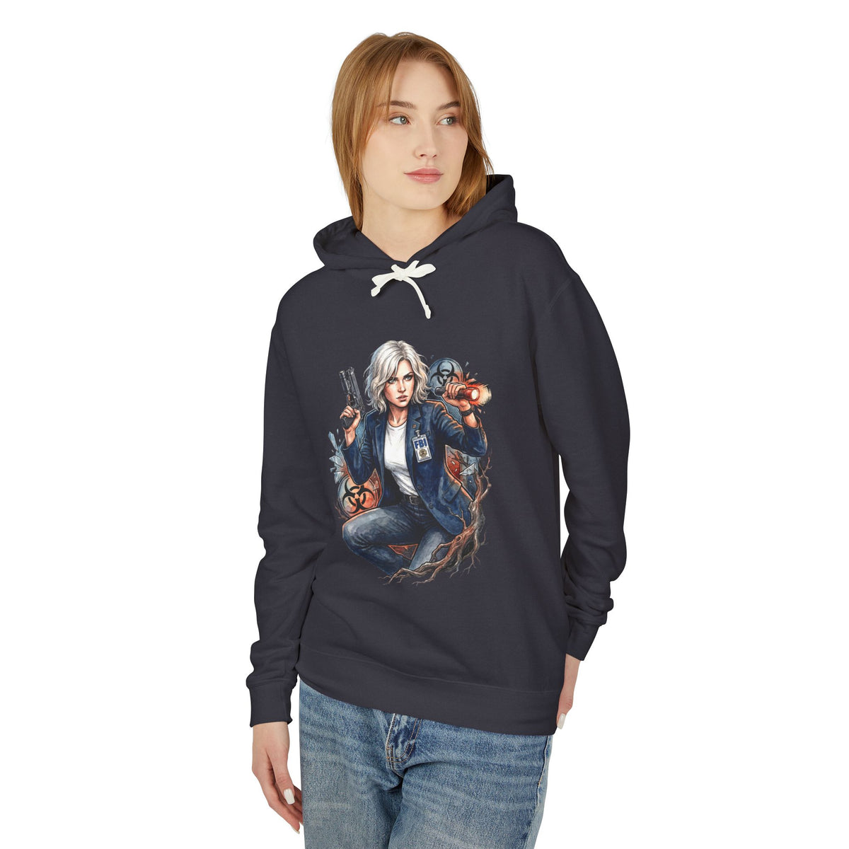 Resident Evil Requiem Grace Ashcroft Unisex Premium Hoodie