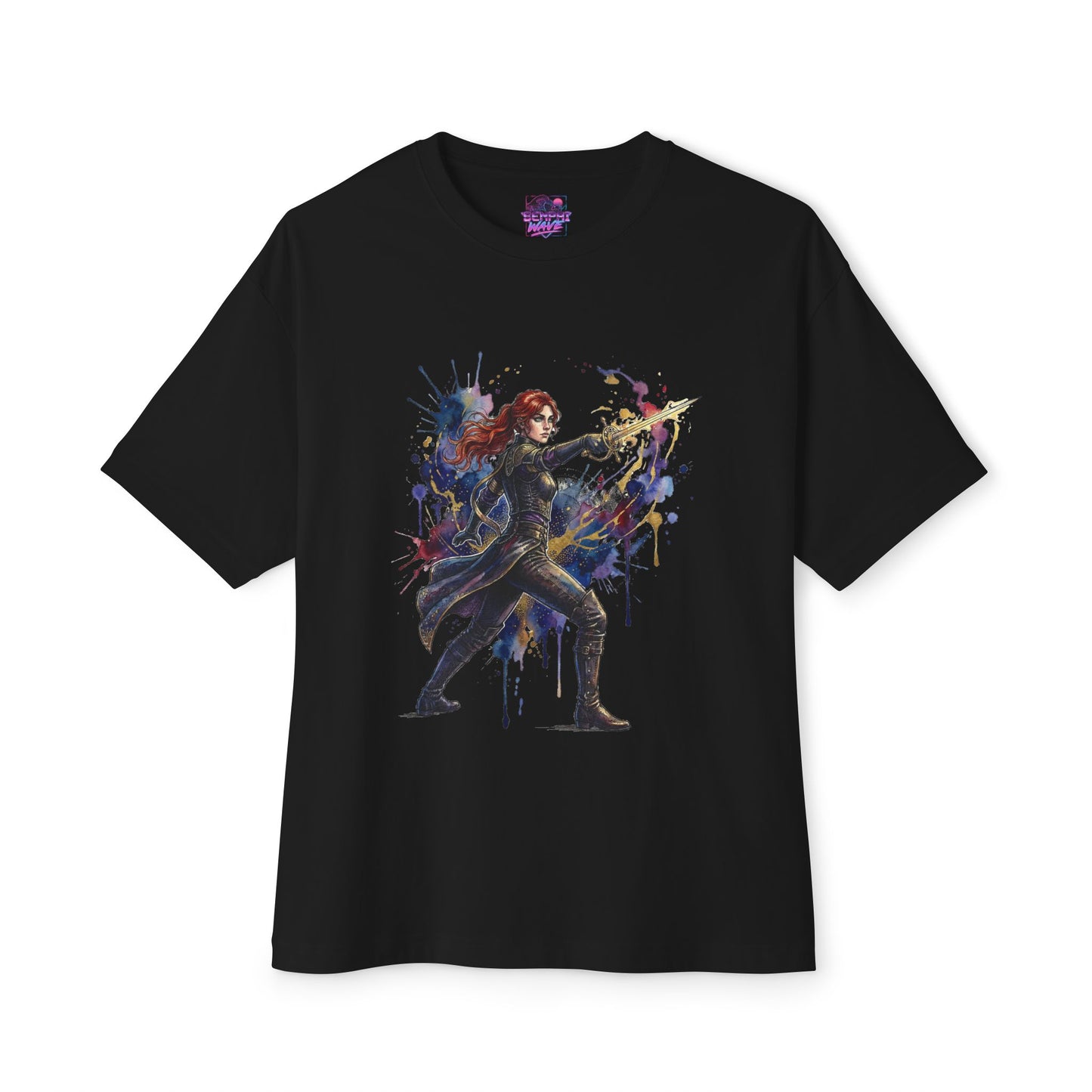 Clair Obscur Maelle Paintbrush Artist Expedition 33 Design Premium Oversized Unisex T-Shirt