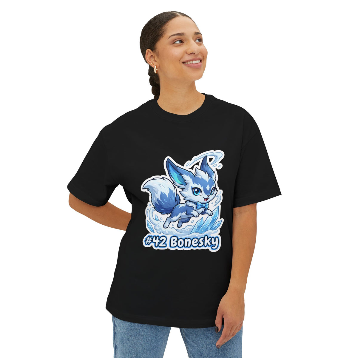 Bonesky Aniimo Sticker Art Creature Art - Oversized Premium Tee