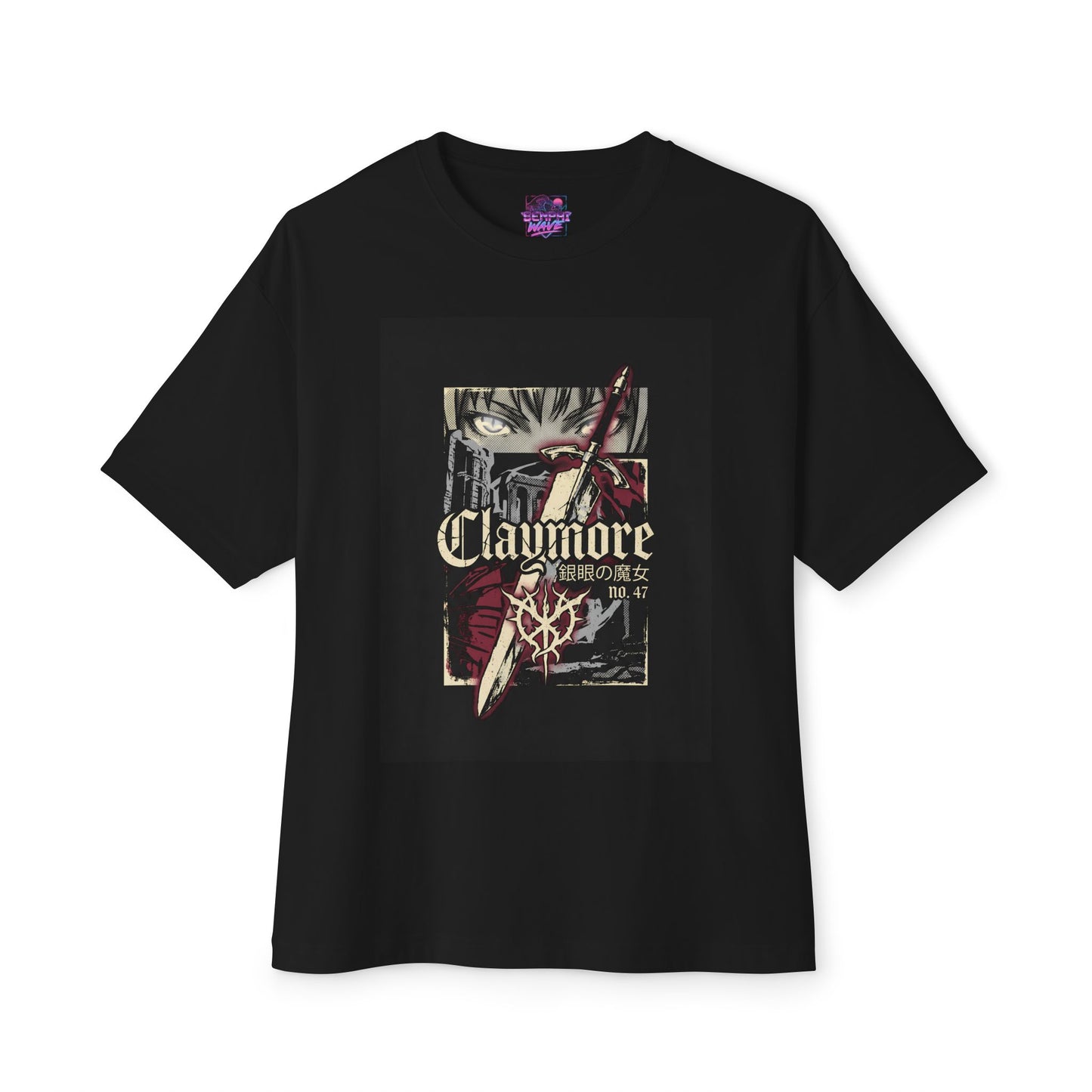 Clare Claymore: Silver-Eyed Slayer Premium Oversized Unisex T-Shirt
