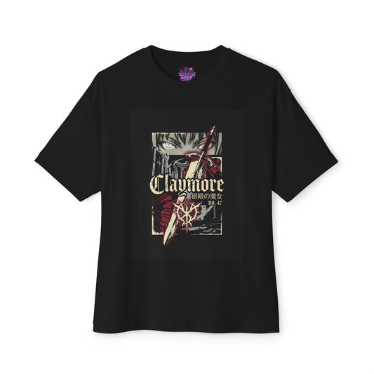 Clare Claymore: Silver-Eyed Slayer Premium Oversized Unisex T-Shirt