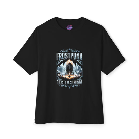 Frostpunk Generator Tower The City Must Survive Oversized T-Shirt