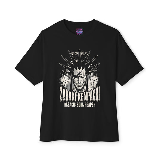Bleach Kenpachi Zaraki Eleventh Division Captain Iconic Design Premium Oversized Unisex T-Shirt