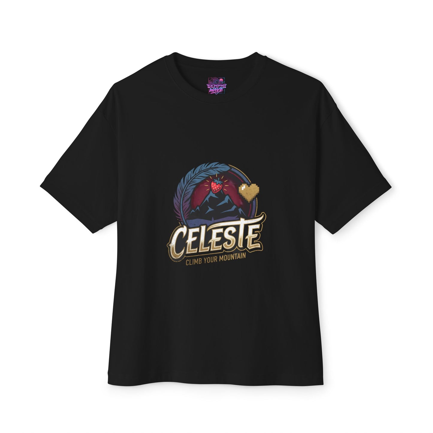 Celeste Indie: Pixel Art Platformer Masterpiece Premium Oversized Unisex T-Shirt