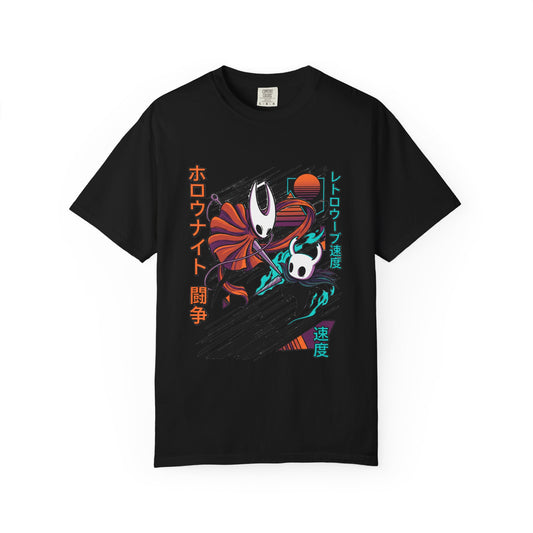 Retro Futuristic Hornet Hollow Knight Premium T-Shirt
