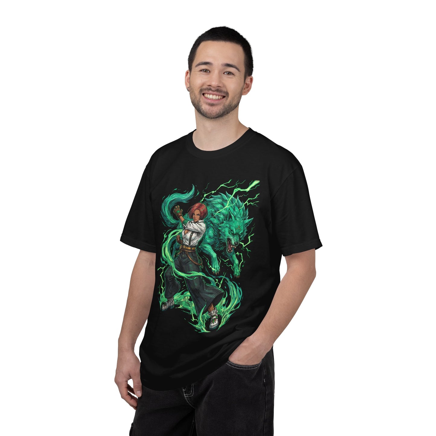 Giovanna Guilty Gear Strive: Energetic Smile Wolf Tail Premium T-Shirt