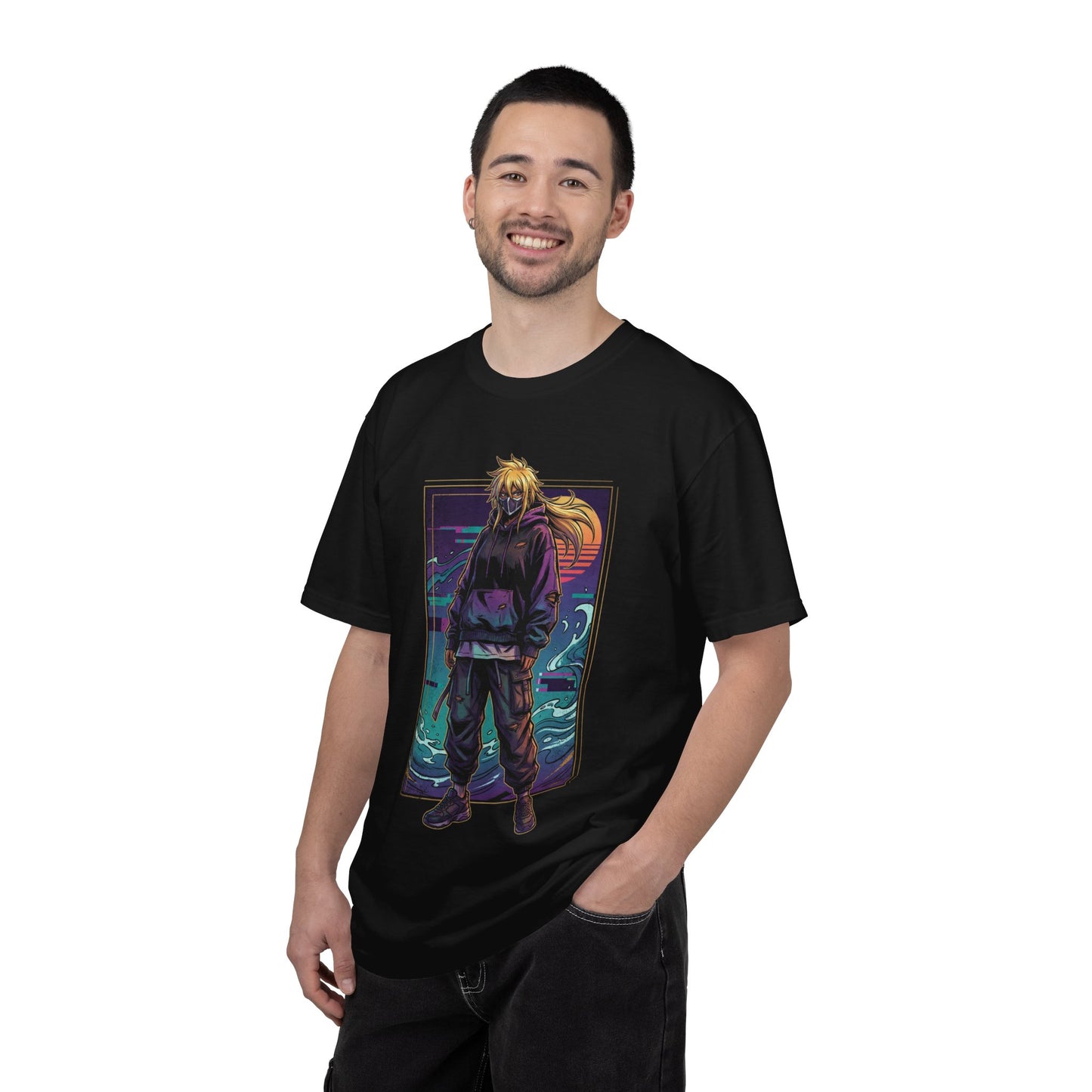 Bleach Harribel Blonde Hair Hollow Mask Remnant Art Premium T-Shirt