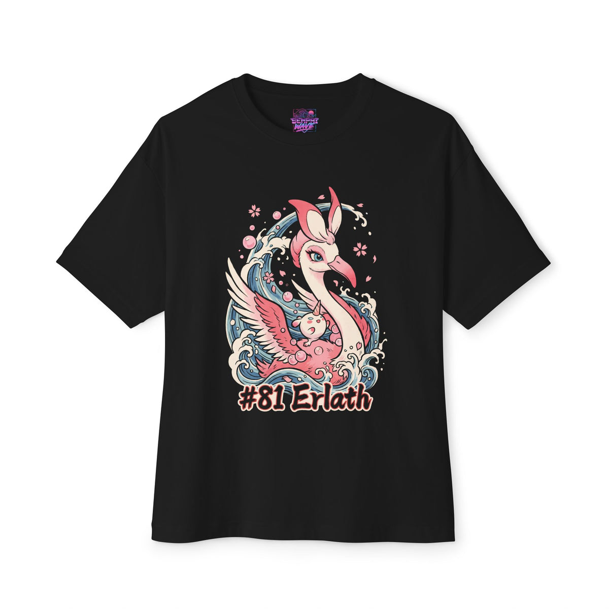 Erlath Aniimo Ukiyo-e Creature Art - Oversized Premium Tee