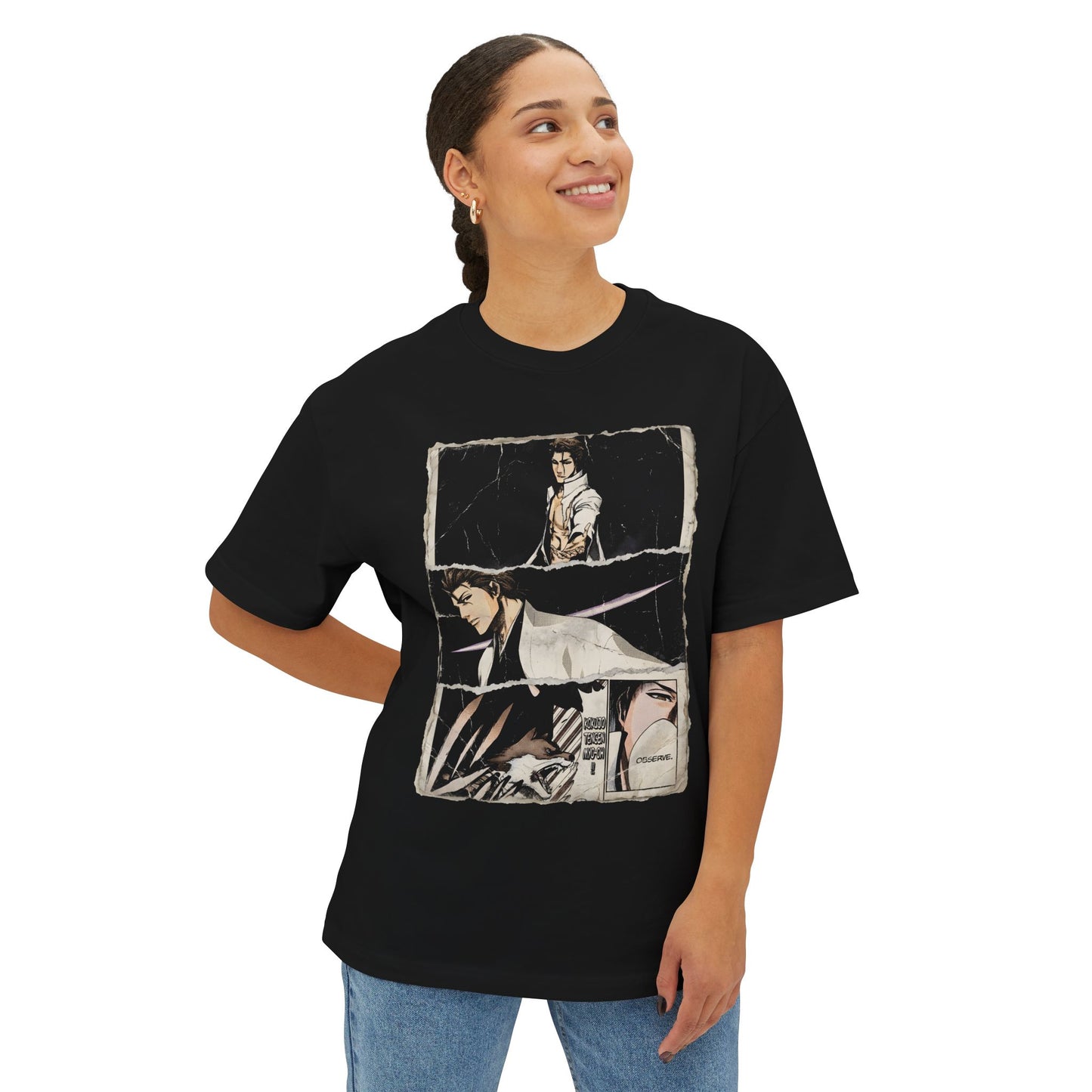 Byakuya Kuchiki Bleach Shinigami Anime Character Shirt - Oversized Premium Tee