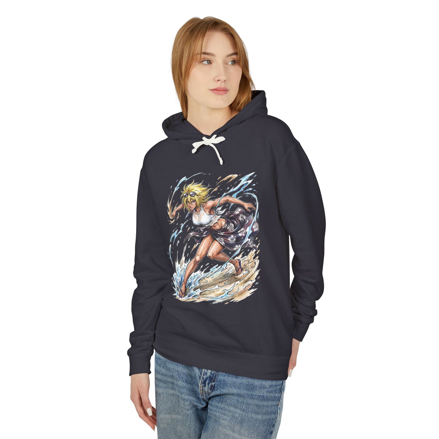 Tier Harribel Bleach Calm Arrancar Captain Pose Unisex Premium Hoodie