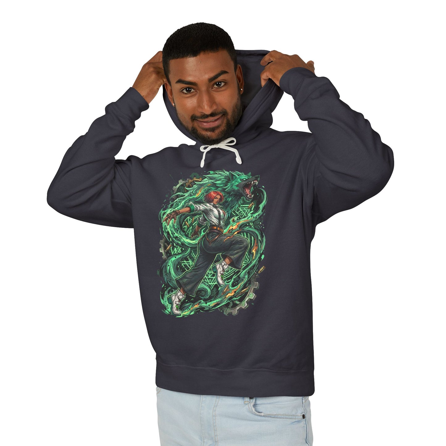 Giovanna Guilty Gear: Wolf Girl Rushdown Queen Unisex Premium Hoodie