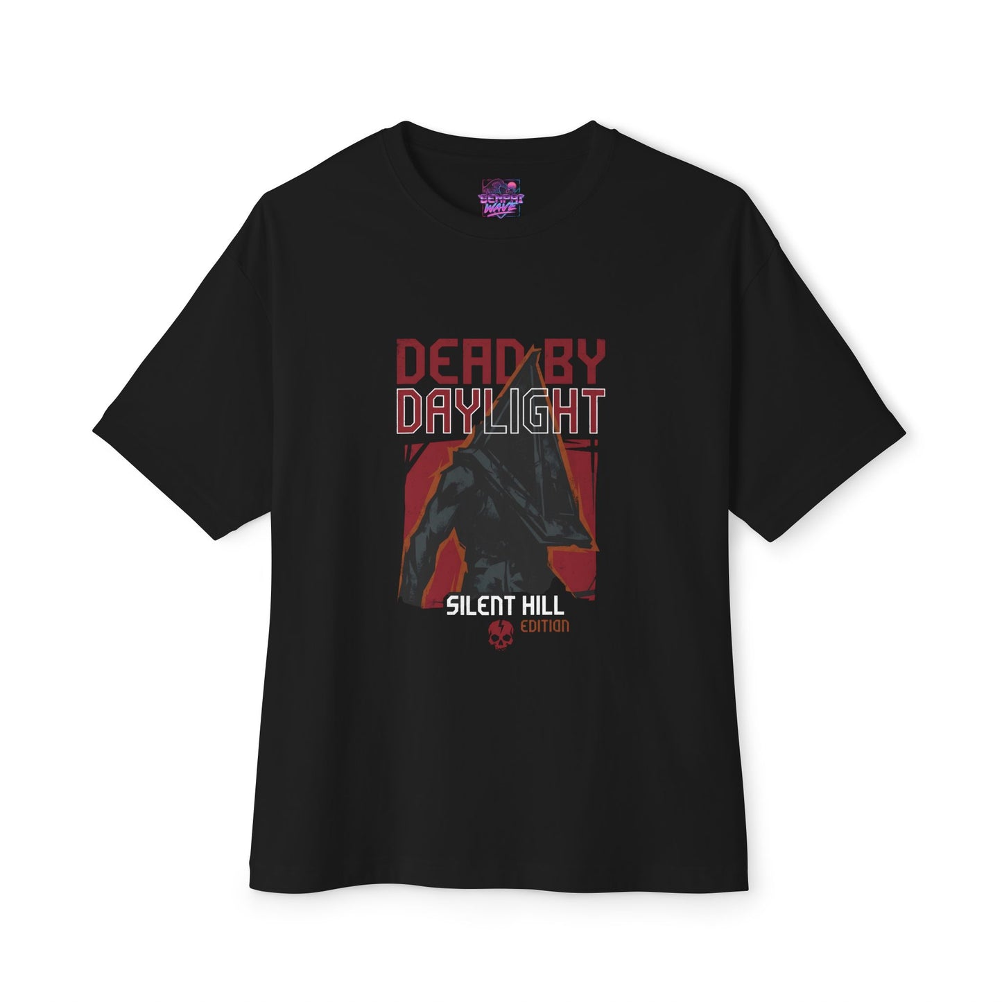 Pyramid Head & Cheryl DBD Silent Hill Collaboration Premium Oversized Unisex T-Shirt