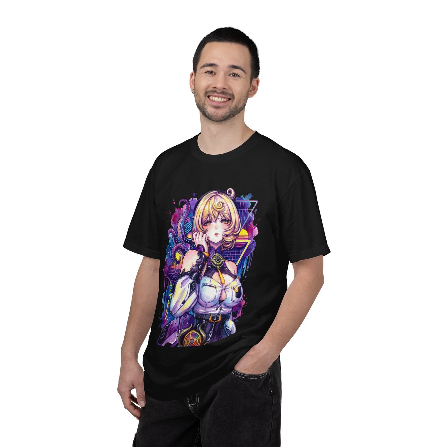 Zenless Zone Zero Yidhari High Risk HP Burn Vaporwave Design Premium T-Shirt