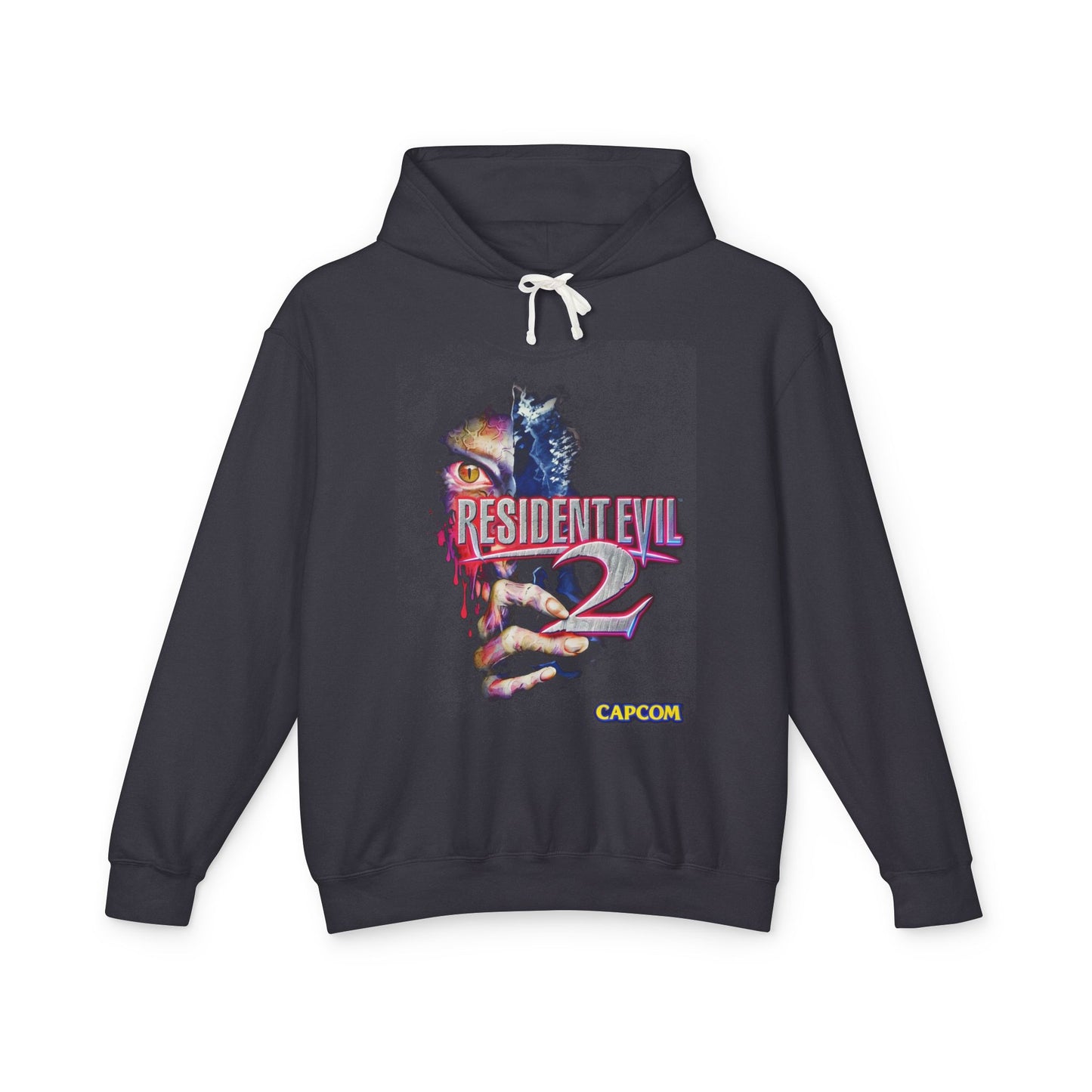 Classic Resident Evil PS1 Zombie Eye Iconic Retro Cover Style Art Unisex Premium Hoodie