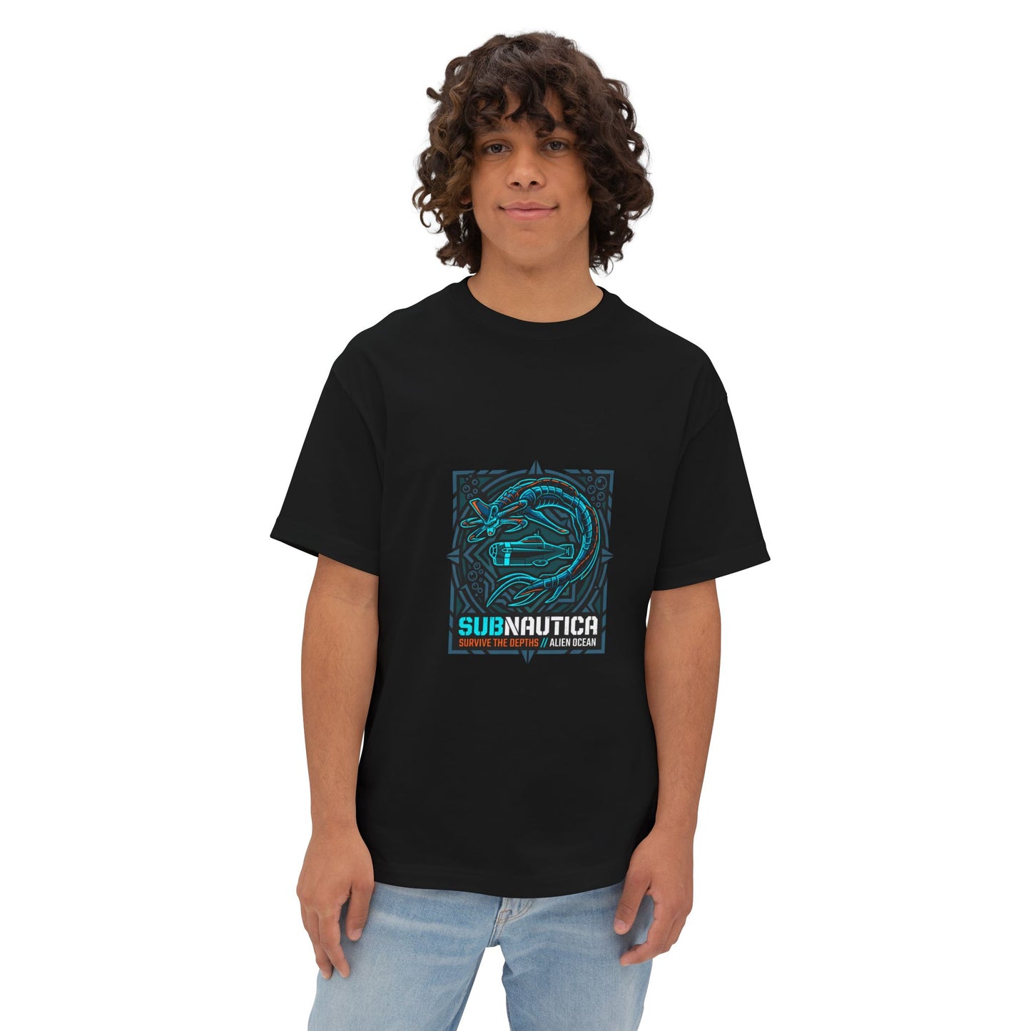Subnautica: Planet 4546B Alien Ocean World Premium Oversized Unisex T-Shirt