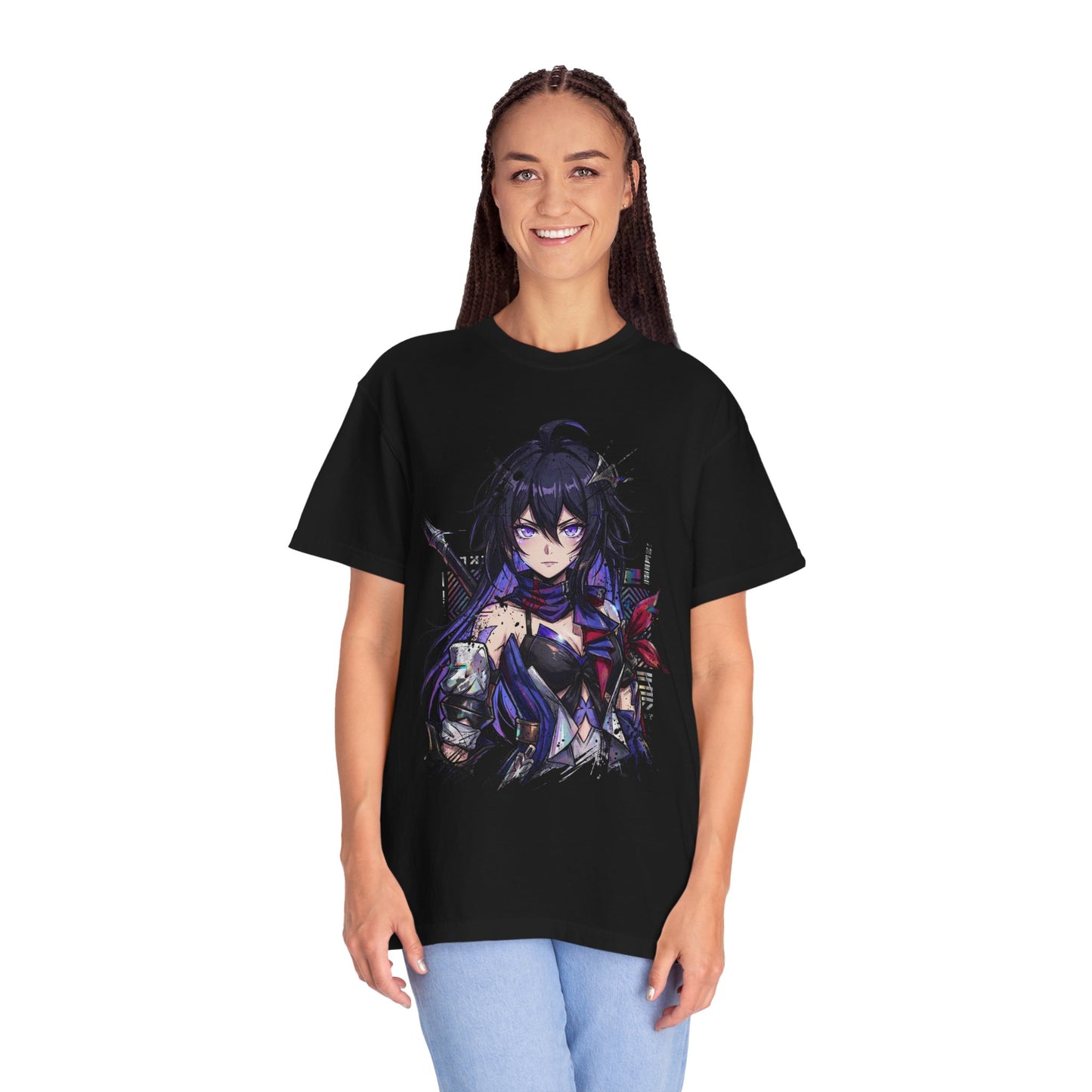 Honkai Star Rail Seele Quantum Hunt Butterfly Sickle Design Premium T-Shirt