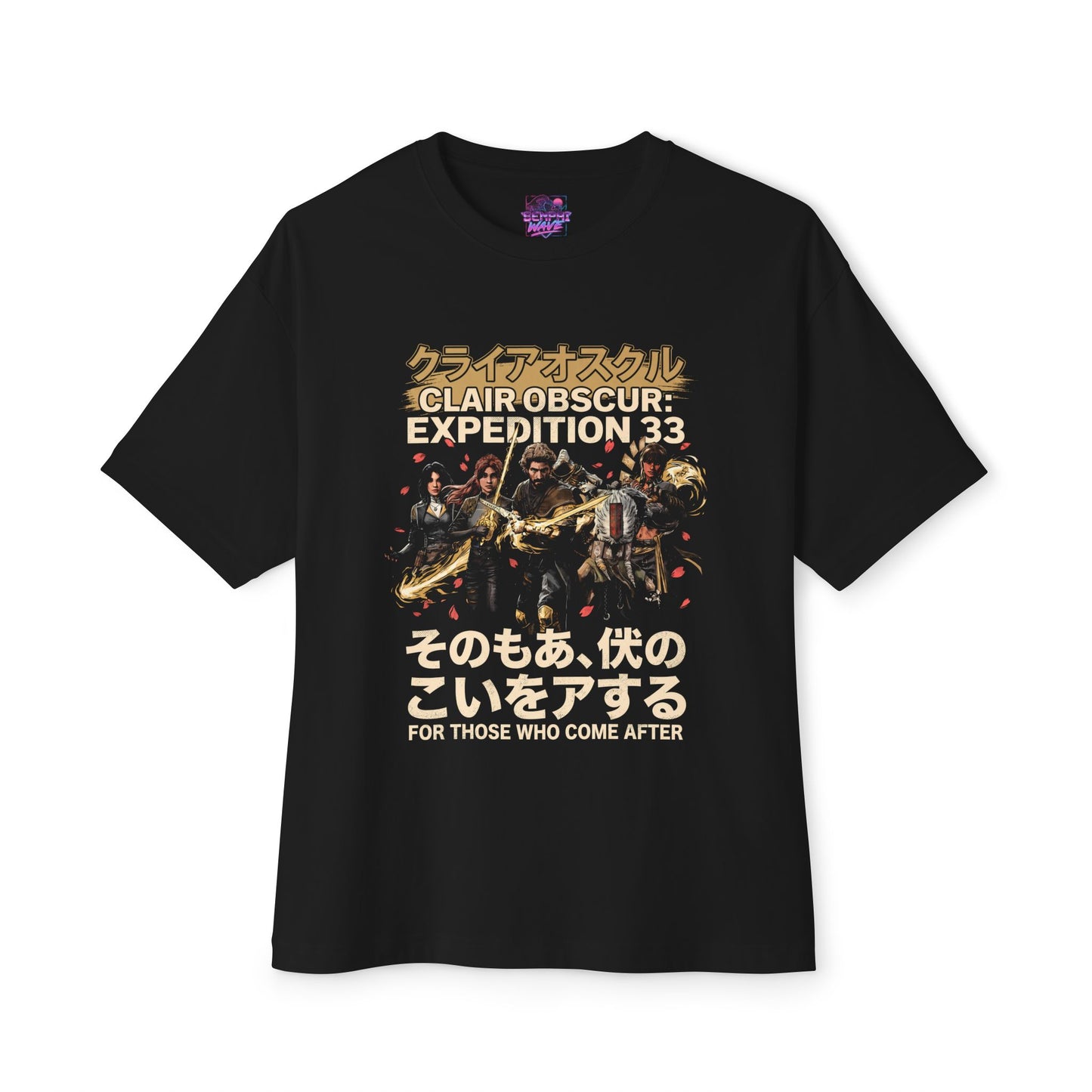 Gommage Red Petals Expedition 33 Streetwear Premium Oversized Unisex T-Shirt