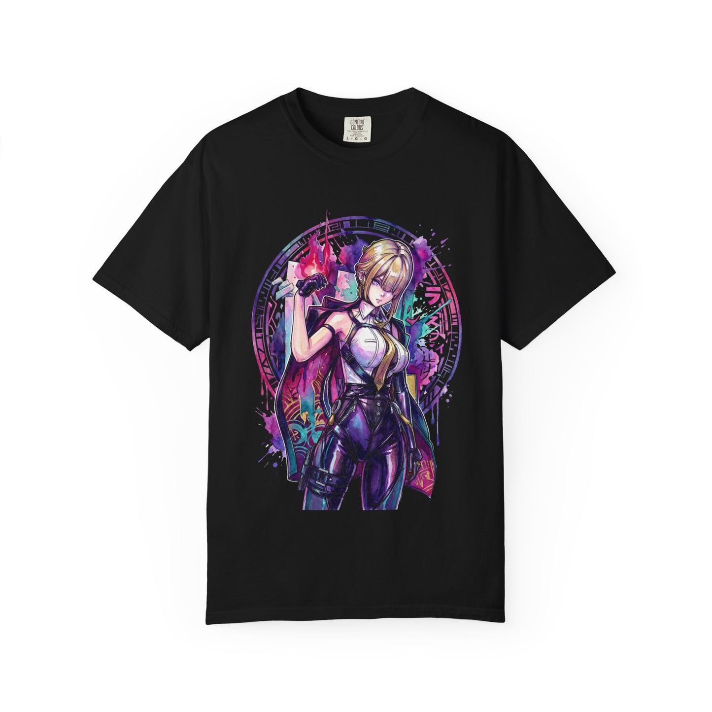 Evelyn Chevalier ZZZ Red Burning Tethers Portrait Premium T-Shirt