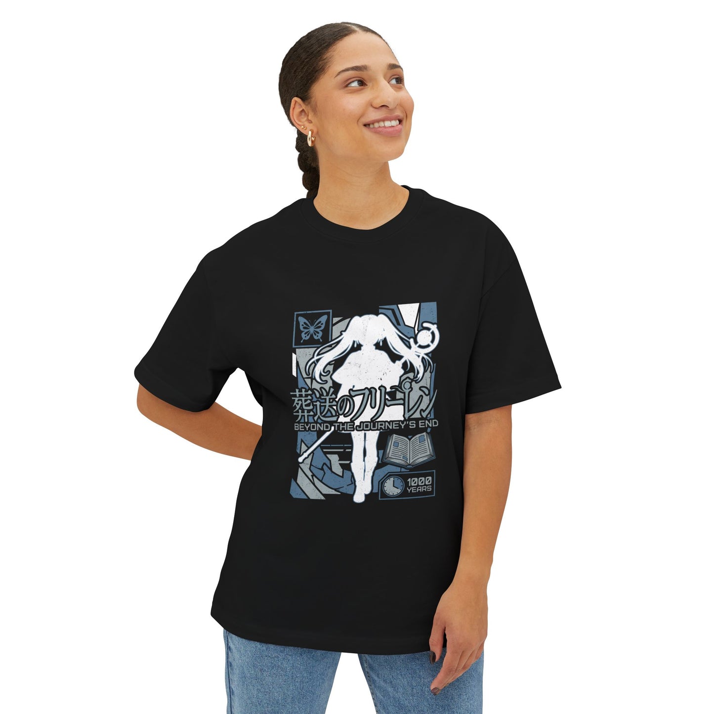 Eternal Elf Mage Long Journey Wanderer Premium Oversized Unisex T-Shirt