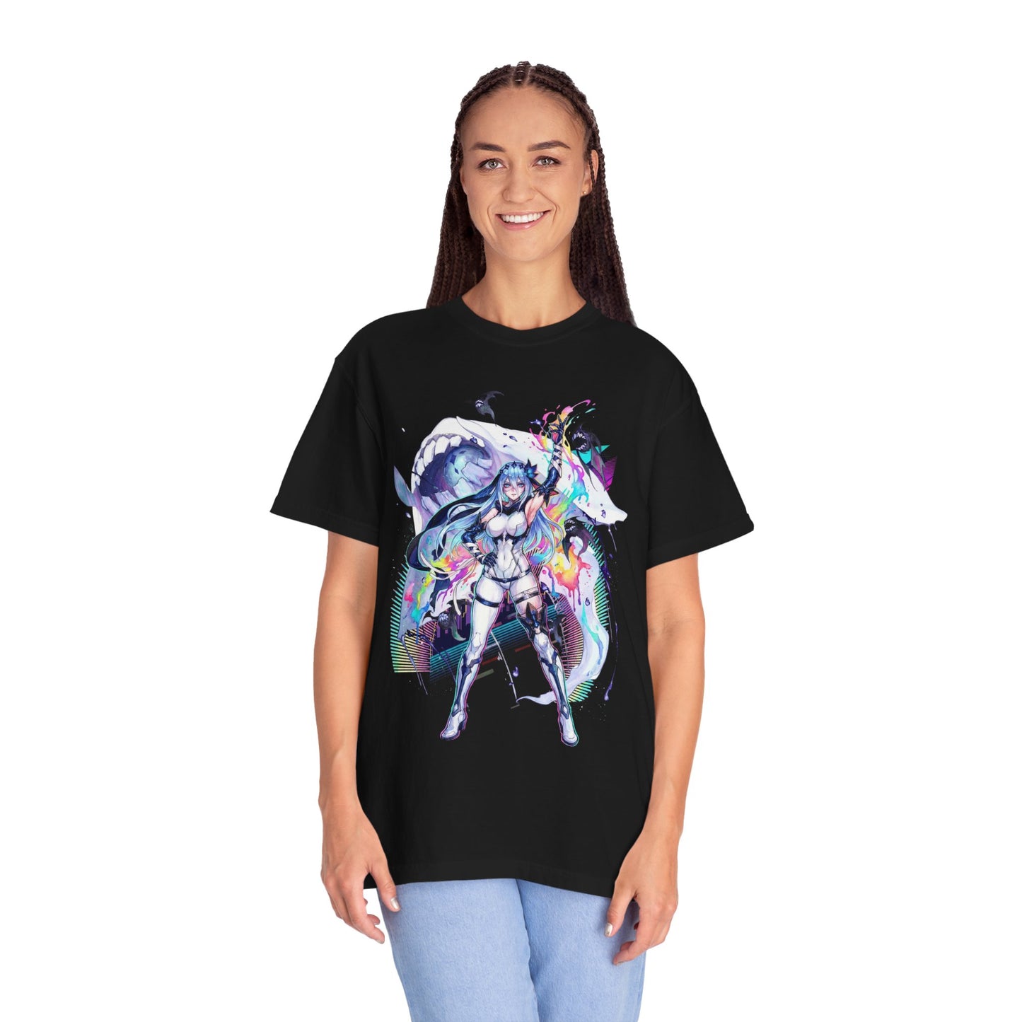 Narja Elysion Wyrm Companion Mental Link Battle Pose Chaos Zero Nightmare Art Premium T-Shirt