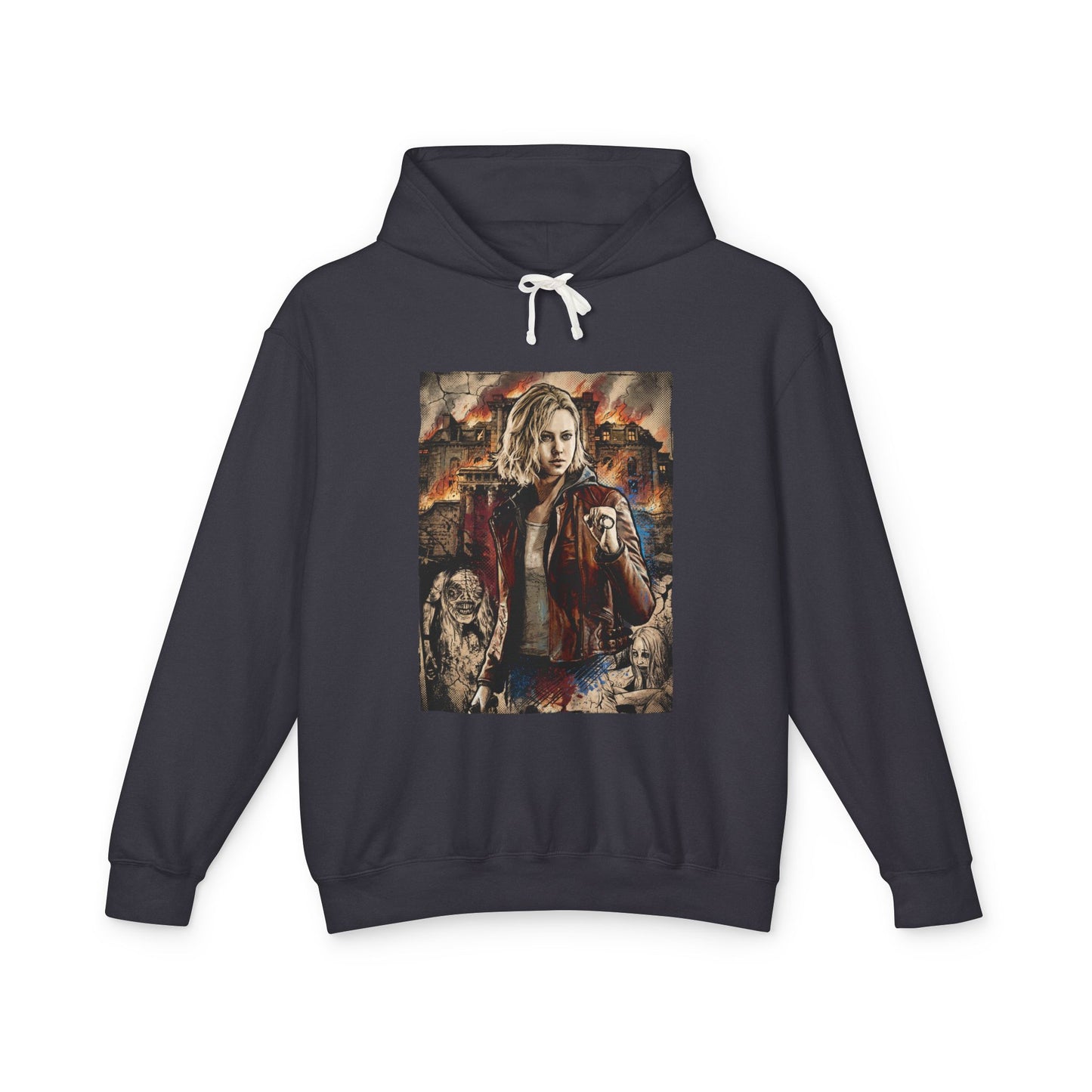 Grace Ashcroft Resident Evil Requiem Leon Kennedy Duo Protagonist Design Unisex Premium Hoodie
