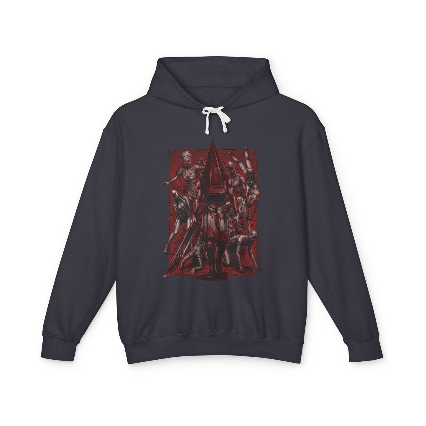 Red Thing Pyramid Head Nightmare Silent Hill 2 Remake Executioner Unisex Premium Hoodie