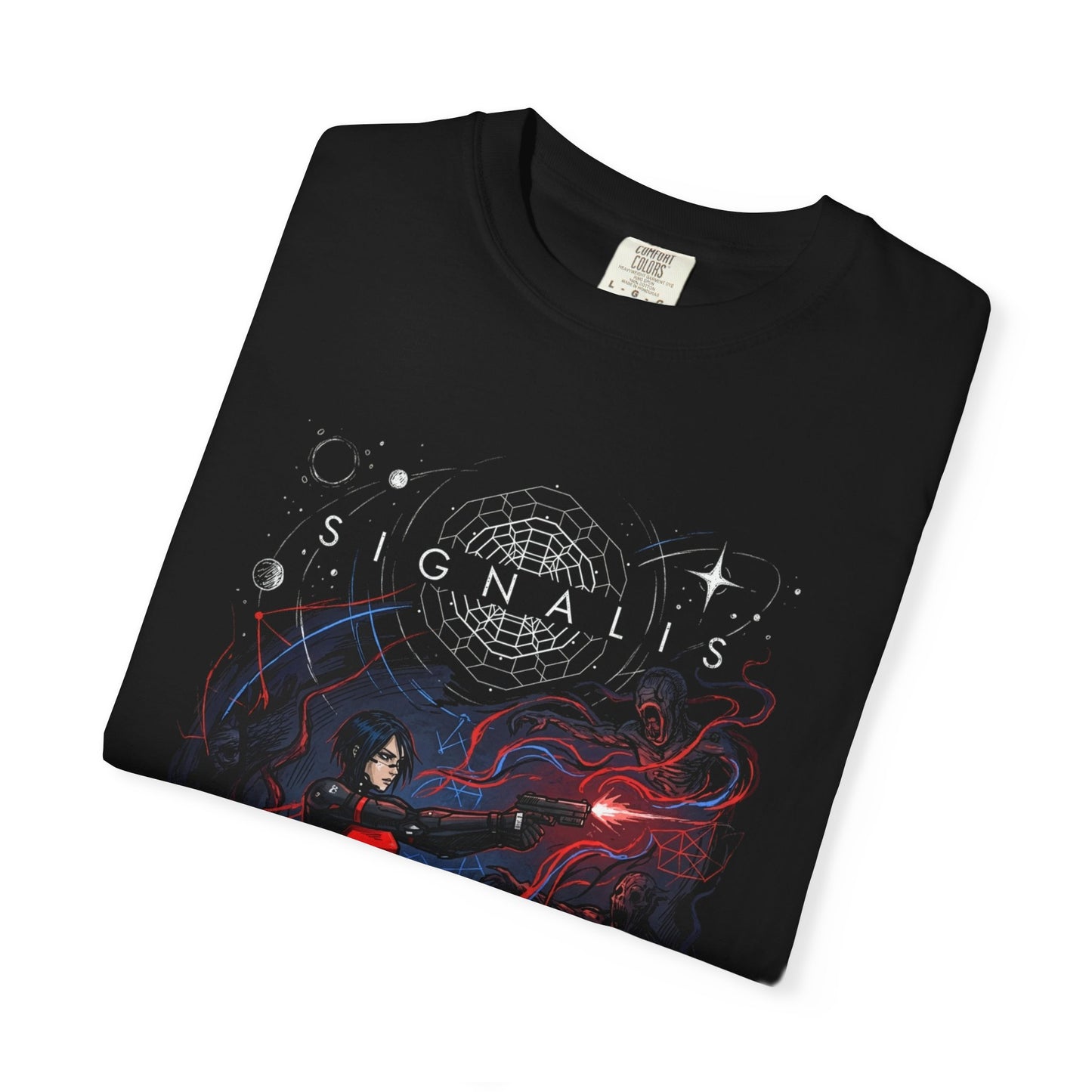 Signalis Game Elster Ariane Lost Dreams Dystopian Aesthetic Art Premium T-Shirt