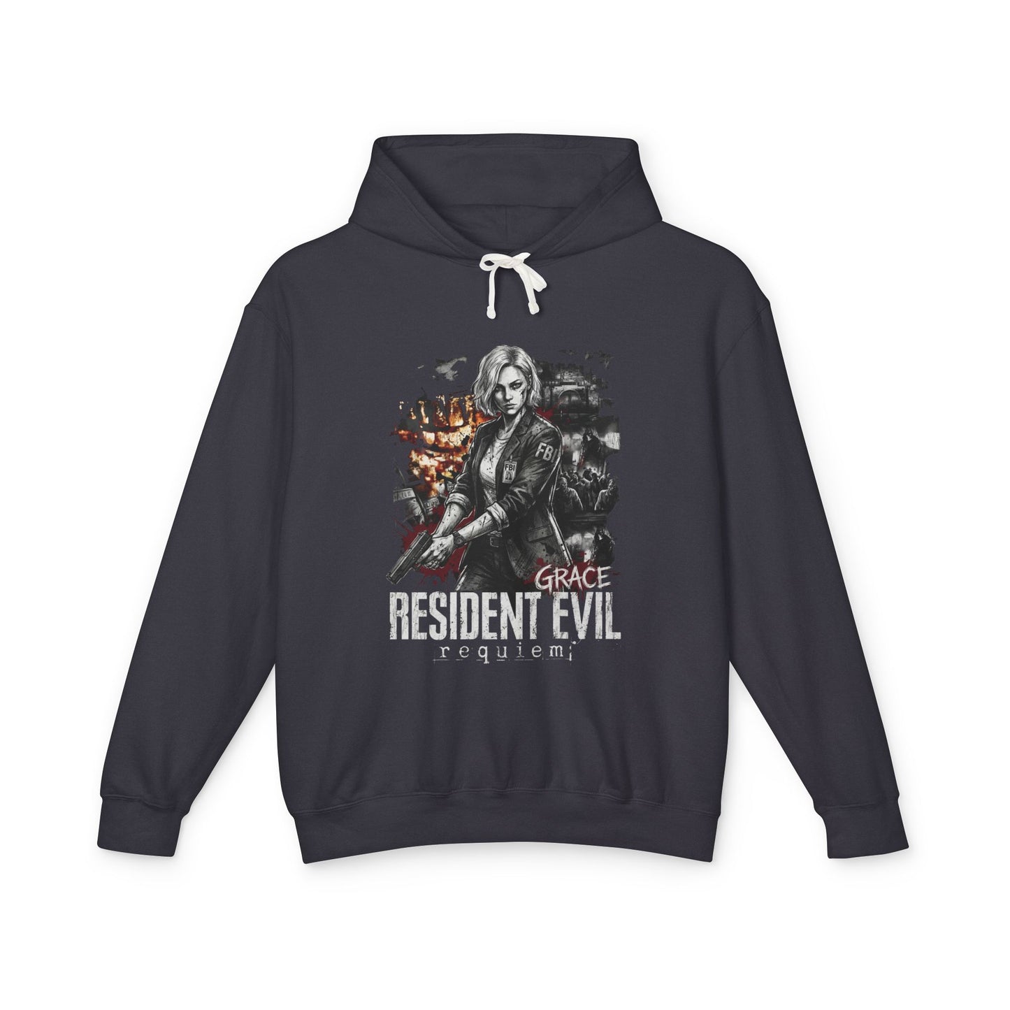 Resident Evil Requiem Grace Ashcroft Shy Deductive Reasoning Icon Unisex Premium Hoodie
