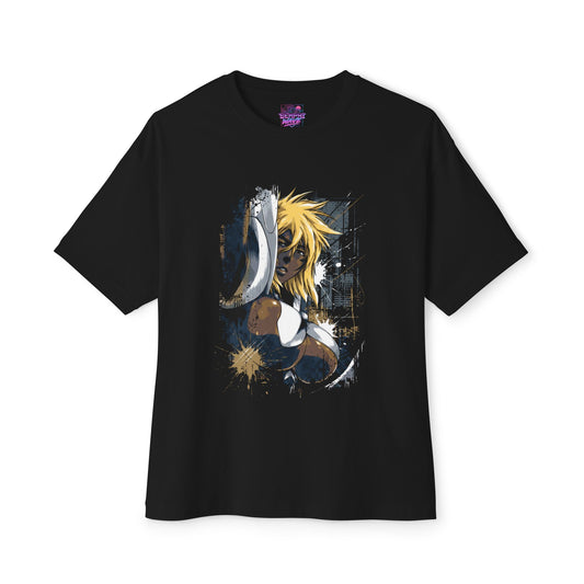 Harribel Blonde Hair Shark Queen Premium Oversized Unisex T-Shirt