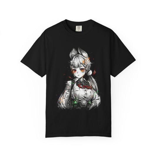 Alice Thymefield ZZZ Silver Hair Rabbit Ears Fencing Sword Icon Premium T-Shirt