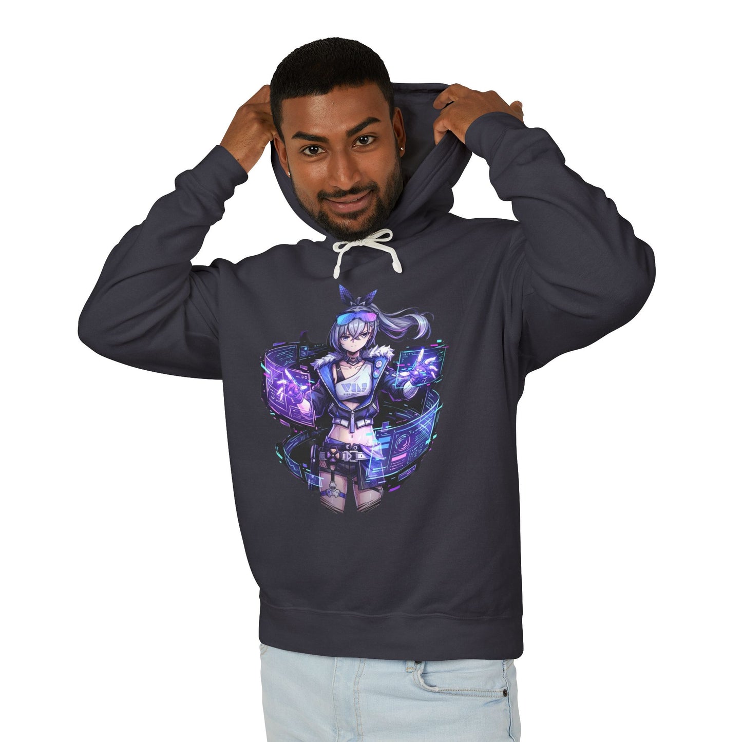 Silver Wolf Honkai Star Rail: Implant Bug Master Unisex Premium Hoodie