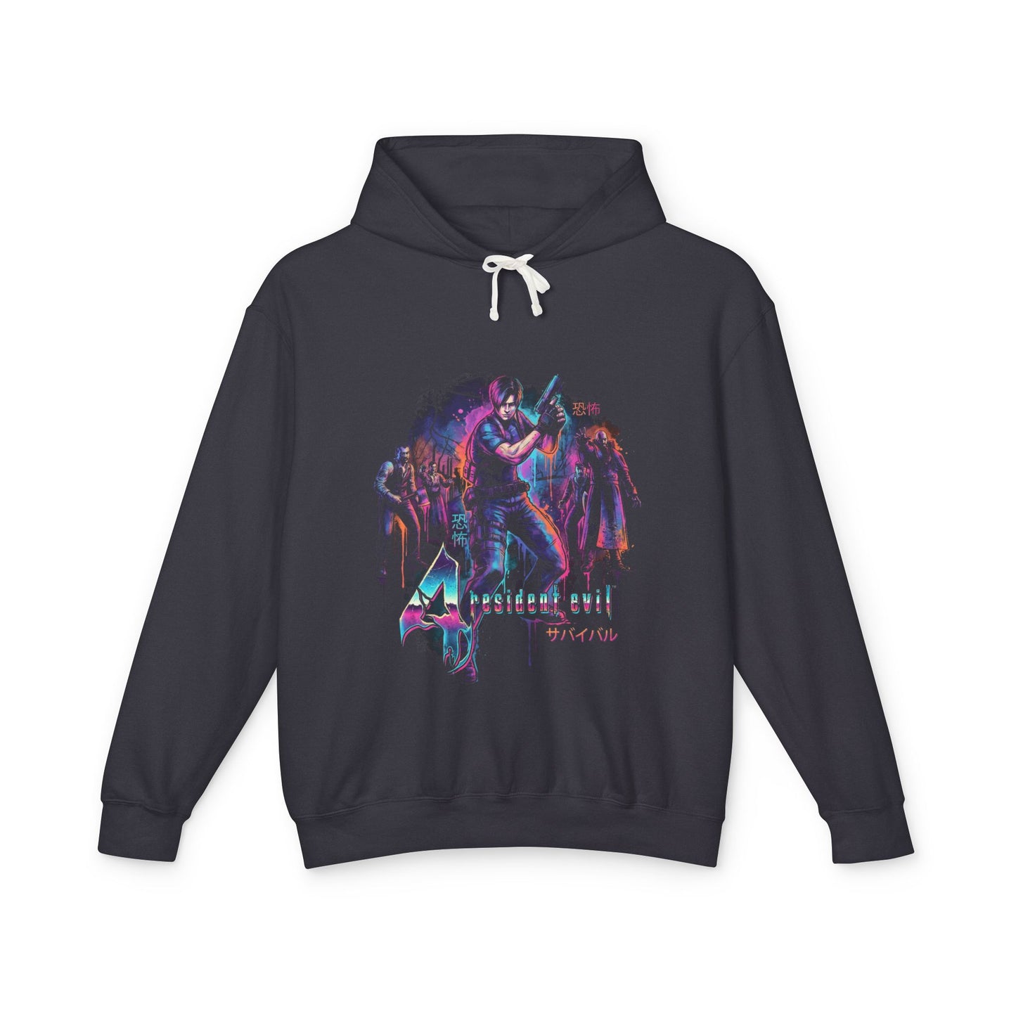 Resident Evil Nemesis 1999 Retro Cover Art Dramatic Horror Portrait Unisex Premium Hoodie
