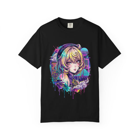 Zenless Zone Zero Yidhari Spook Shack Storyteller Vaporwave Icon Premium T-Shirt