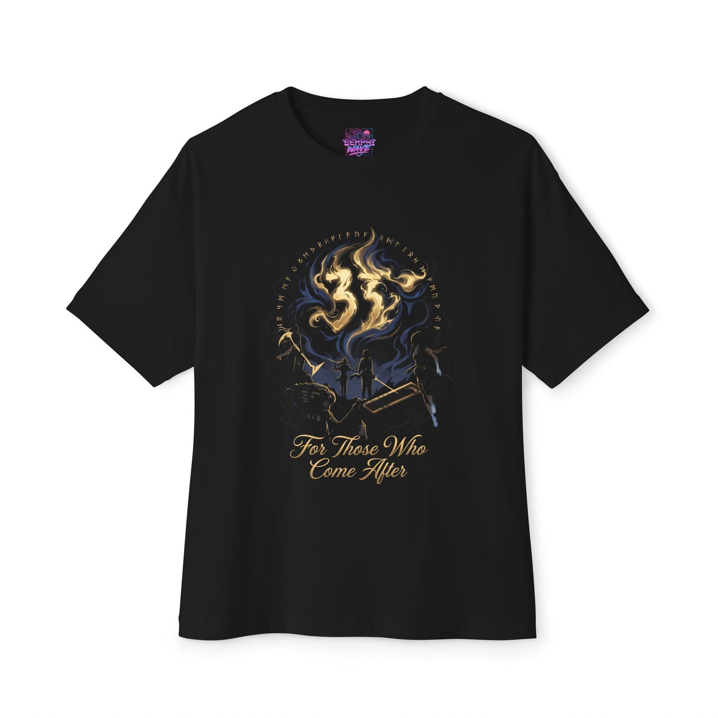 Golden Expedition 33: Red Gommage Street Fashion Legend Facing the Paintress Premium Oversized Unisex T-Shirt