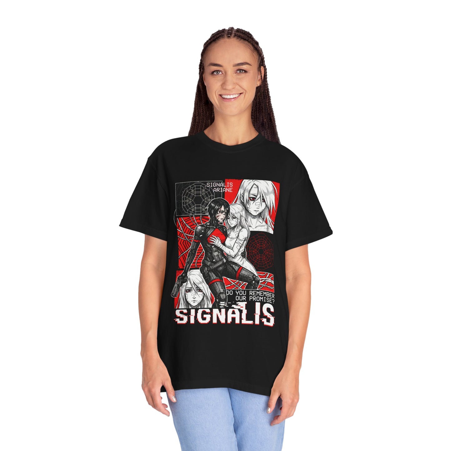 Signalis PS1 Throwback Survival Horror Aesthetic Portrait Premium T-Shirt