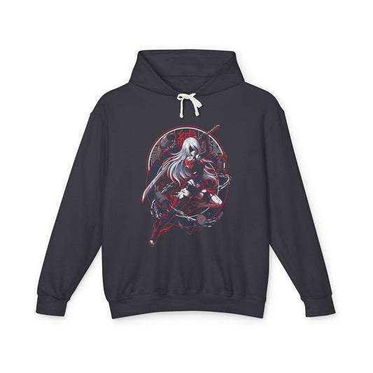 NieR Automata A2 Wild Long Hair Velvet Midriff Cloth Art Unisex Premium Hoodie