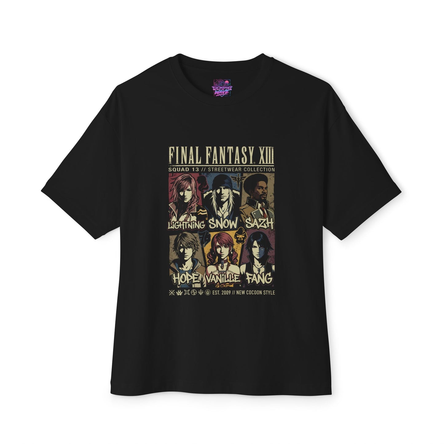 Final Fantasy XIII L'Cie Brand Destiny Premium Oversized Unisex T-Shirt