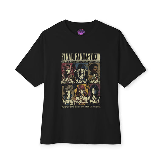 Final Fantasy XIII L'Cie Brand Destiny Premium Oversized Unisex T-Shirt
