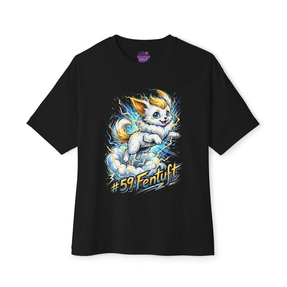 Fentuft Aniimo Elemental Burst Creature Art - Oversized Premium Tee