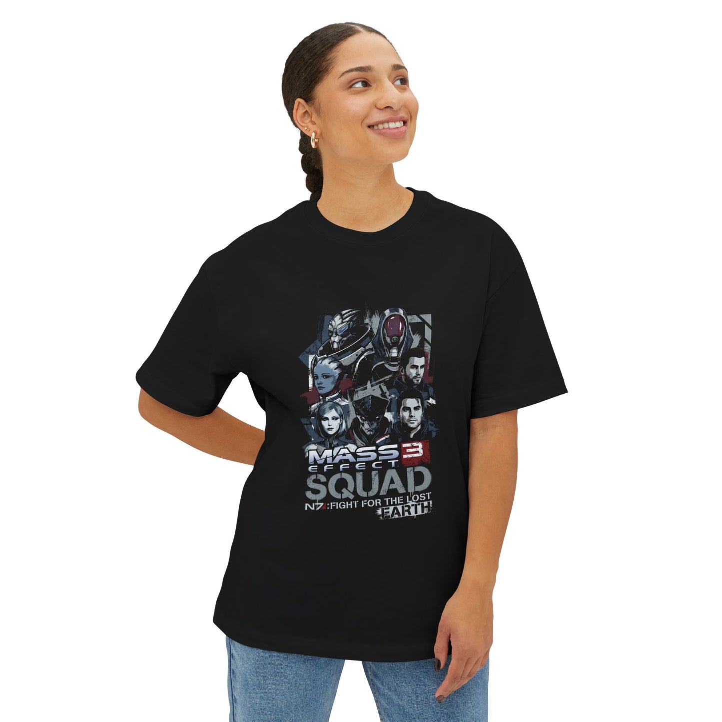 Mass Effect Legendary Edition: Sci-Fi RPG Masterpiece Premium Oversized Unisex T-Shirt