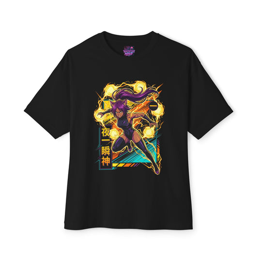 Yoruichi Shihouin Bleach Stealth Forces Leader Former Captain Portrait Premium Oversized Unisex T-Shirt
