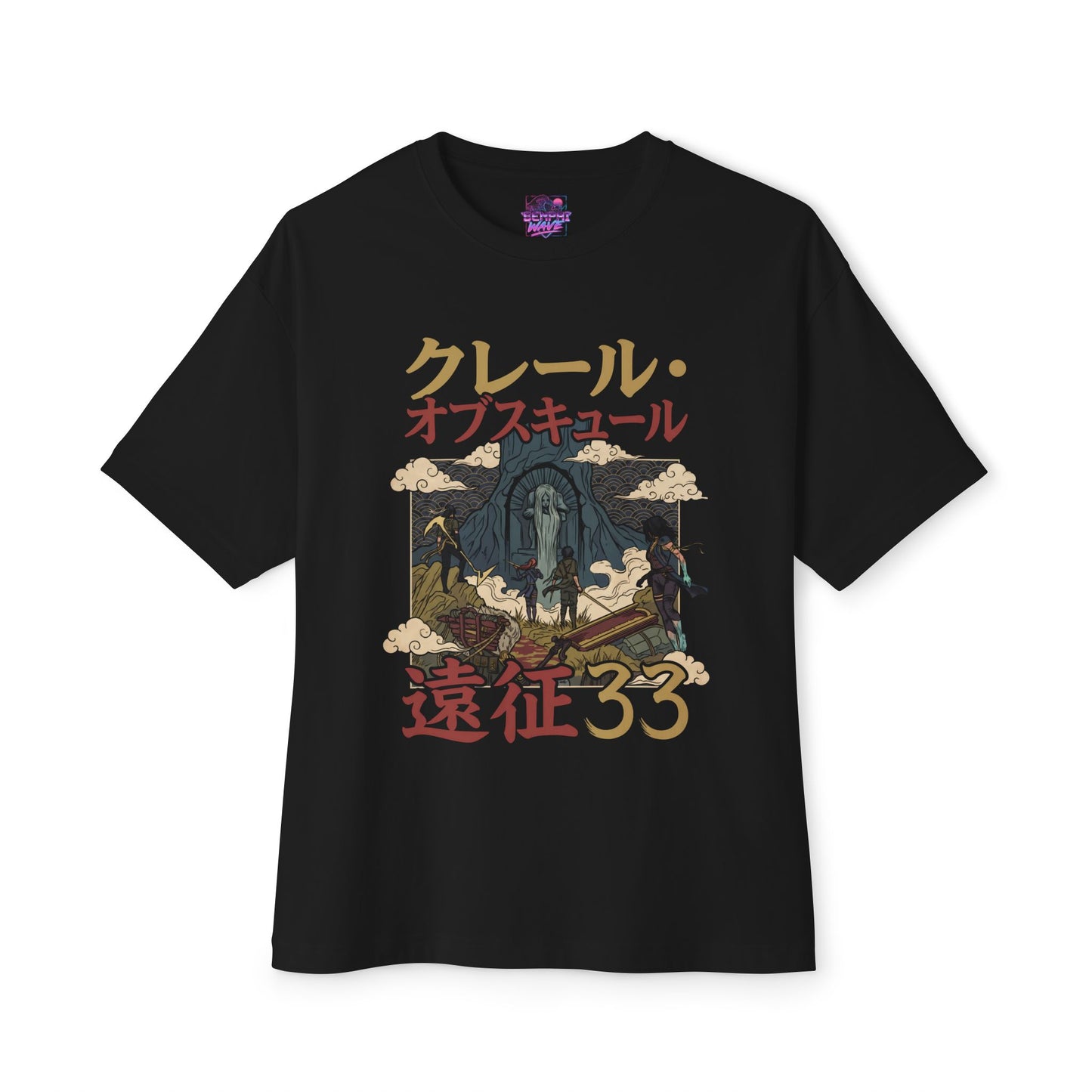 Clair Obscur: Red Petal Bloom Streetwear Aesthetic Premium Oversized Unisex T-Shirt