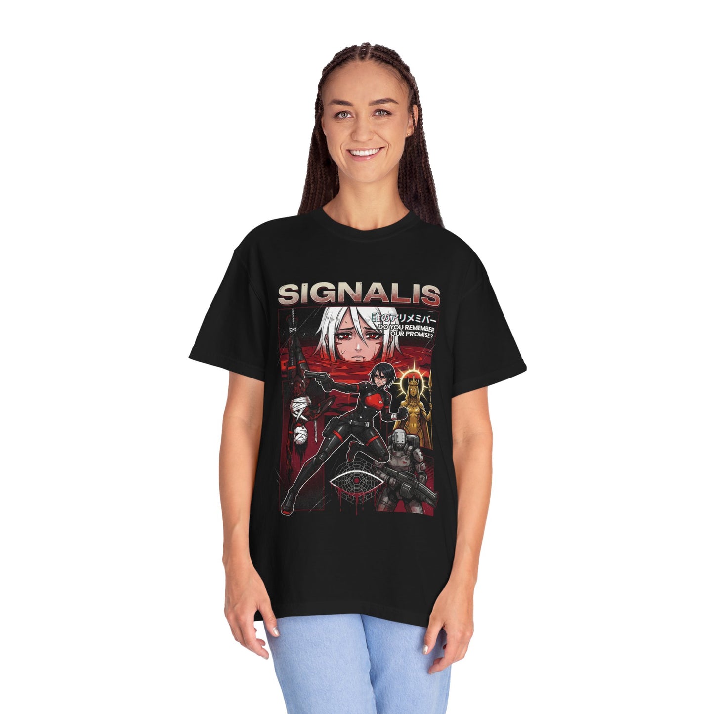 Signalis Elster Ariane Cosmic Horror Romance Red Black Palette Premium T-Shirt