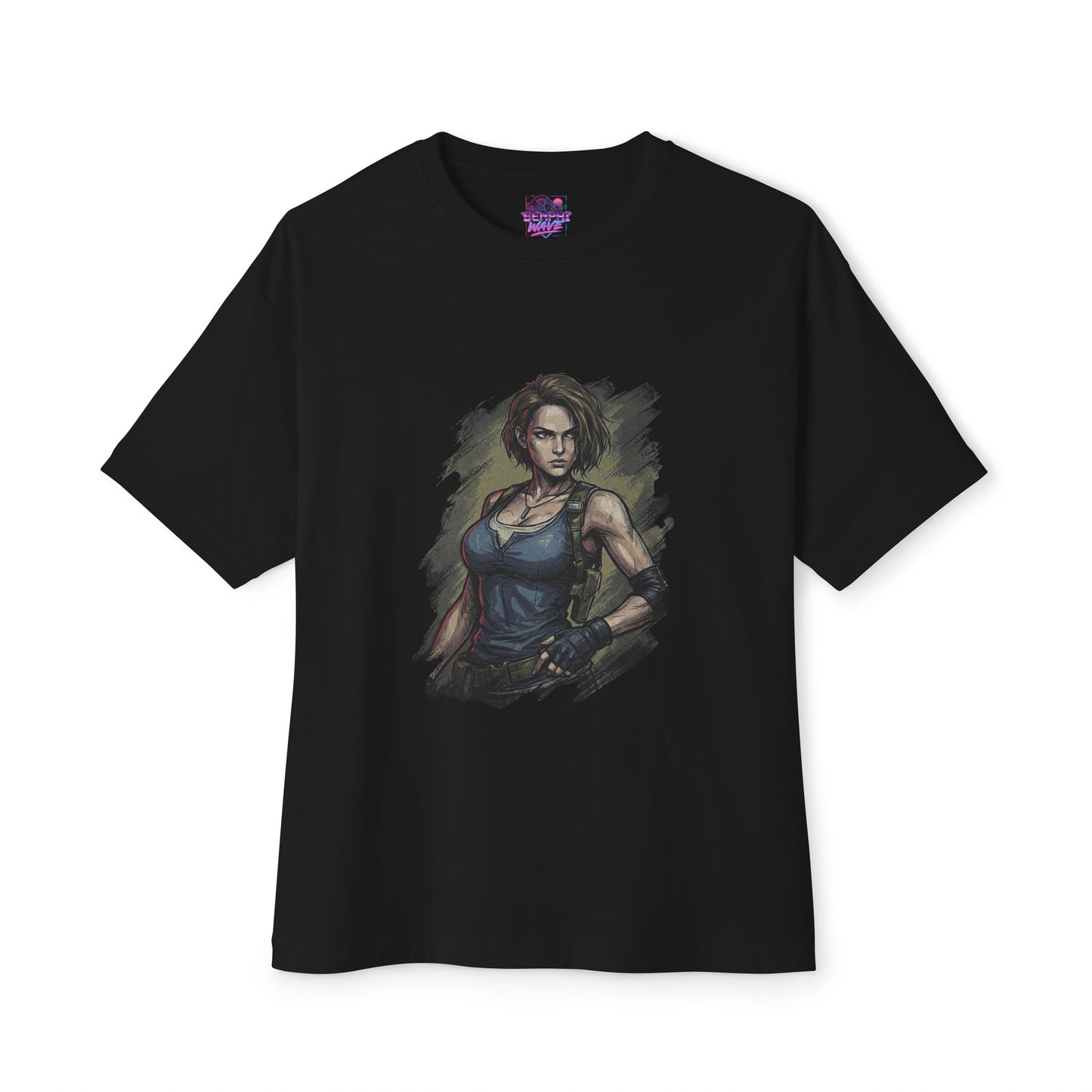 Resident Evil Jill T-Shirt | S.T.A.R.S. Lockpick Icon Remake Apparel Premium Oversized Unisex T-Shirt
