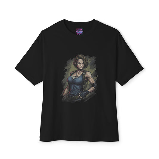 Resident Evil Jill T-Shirt | S.T.A.R.S. Lockpick Icon Remake Apparel Premium Oversized Unisex T-Shirt