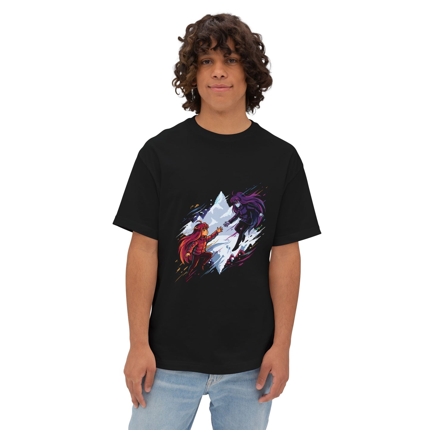Celeste Madeline Gaming Graphic Tee Premium Oversized Unisex T-Shirt