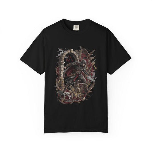 Ezio Auditore Master Assassin Portrait Design Premium T-Shirt