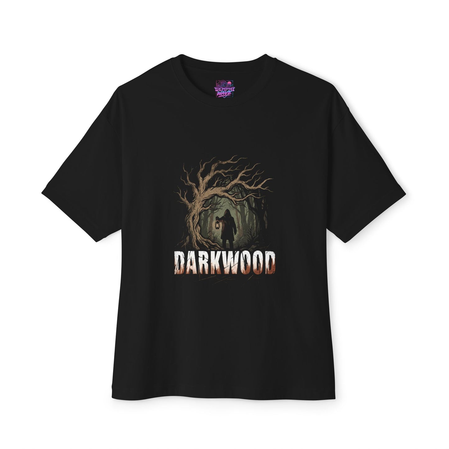 Retro Darkwood Hideout Defense – Top-Down Horror Legend Premium Oversized Unisex T-Shirt