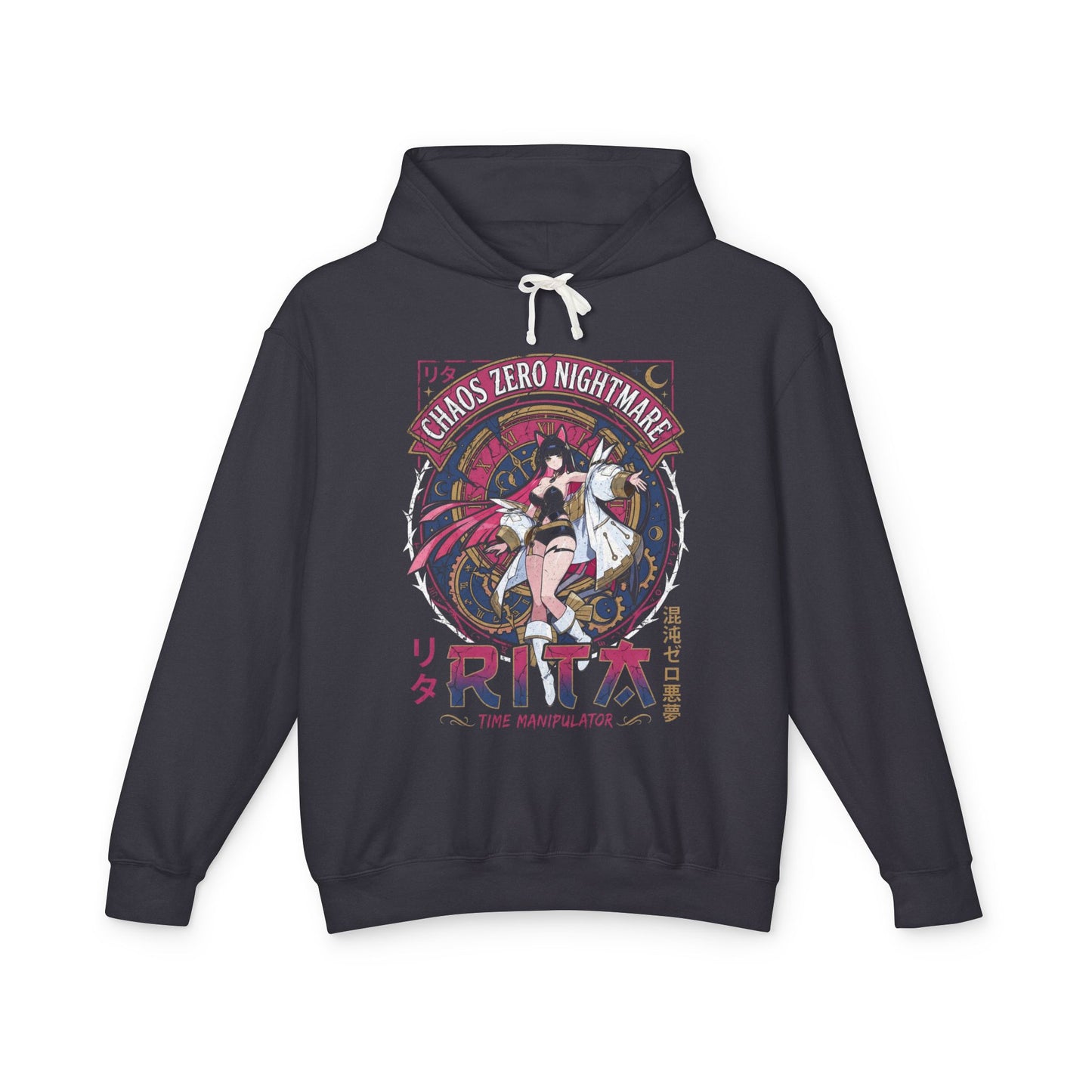 Chaos Zero Nightmare Rita Time Traversing Catgirl Justice Psionic Iconic Design Unisex Premium Hoodie