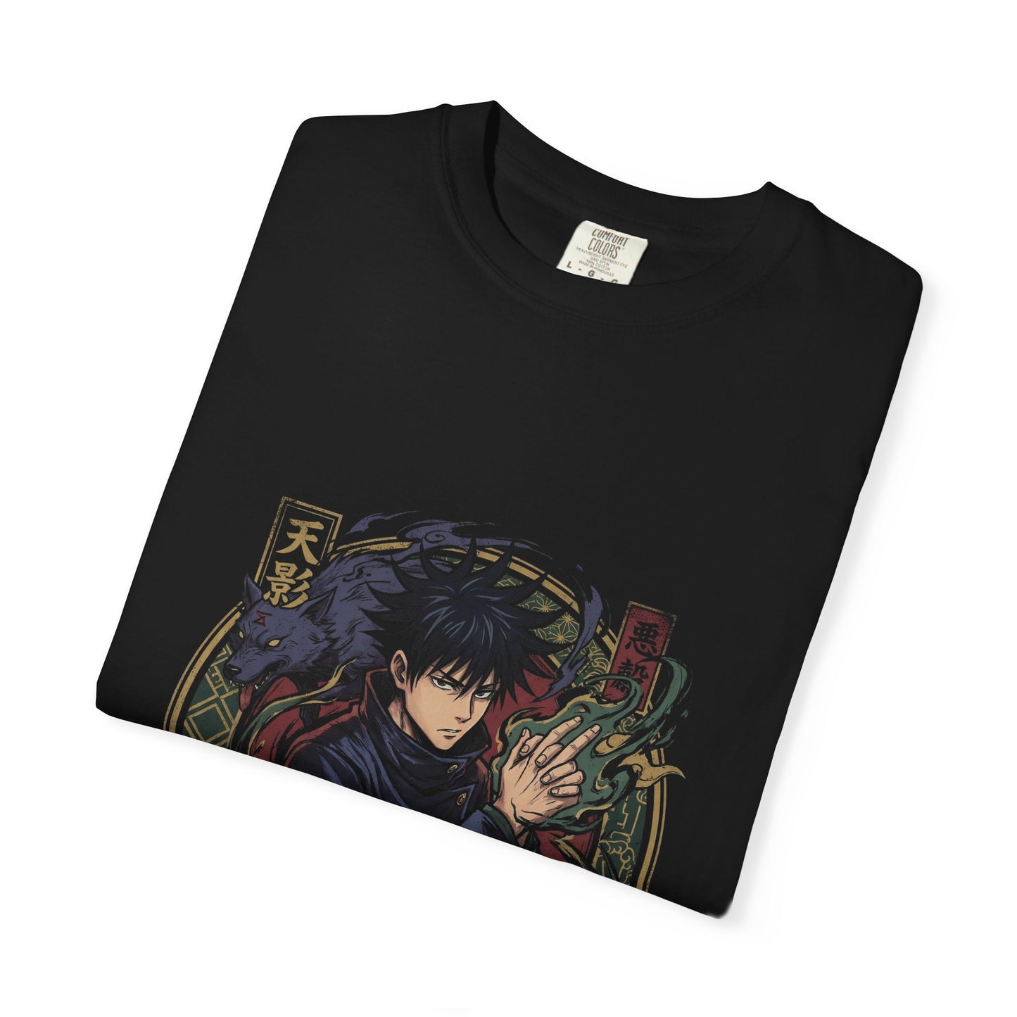 Jujutsu Kaisen Megumi Fushiguro Divine Dogs Summon Iconic Design Premium T-Shirt